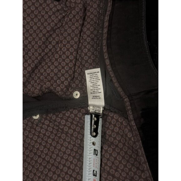 Athleta Skirt Womens Size 12 Black Corduroy Mini Pockets Minimal Academic Casual - Picture 12 of 12